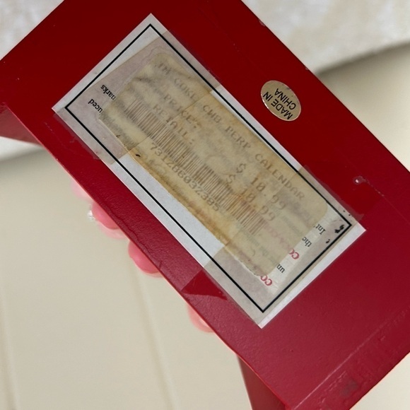 Vintage Coca-Cola Coke Perpetual Calendar Wooden block year round calendar - Picture 4 of 6